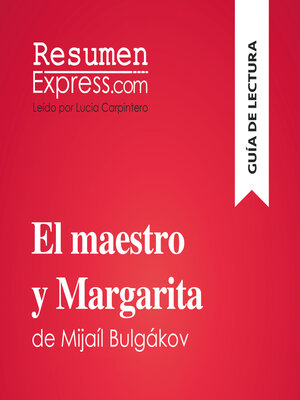 cover image of El maestro y Margarita de Mijaíl Bulgákov (Guía de lectura)